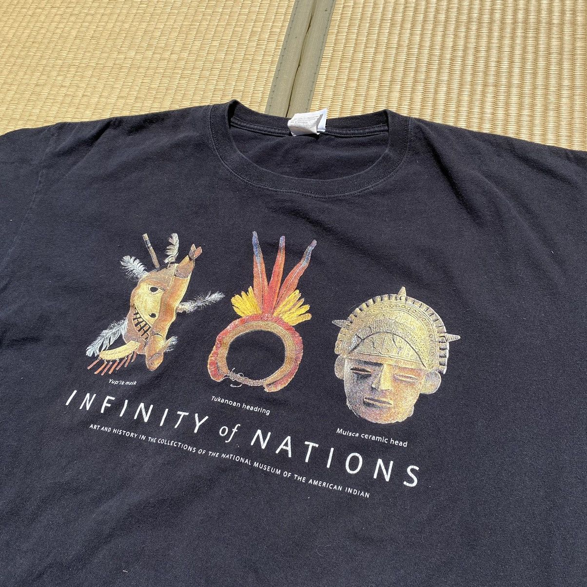 Kapital × Vintage Vtg 90s Smithsonian American Indian Art Tee Navajo Grunge Size US XXL / EU 58 / 5 - 4 Thumbnail