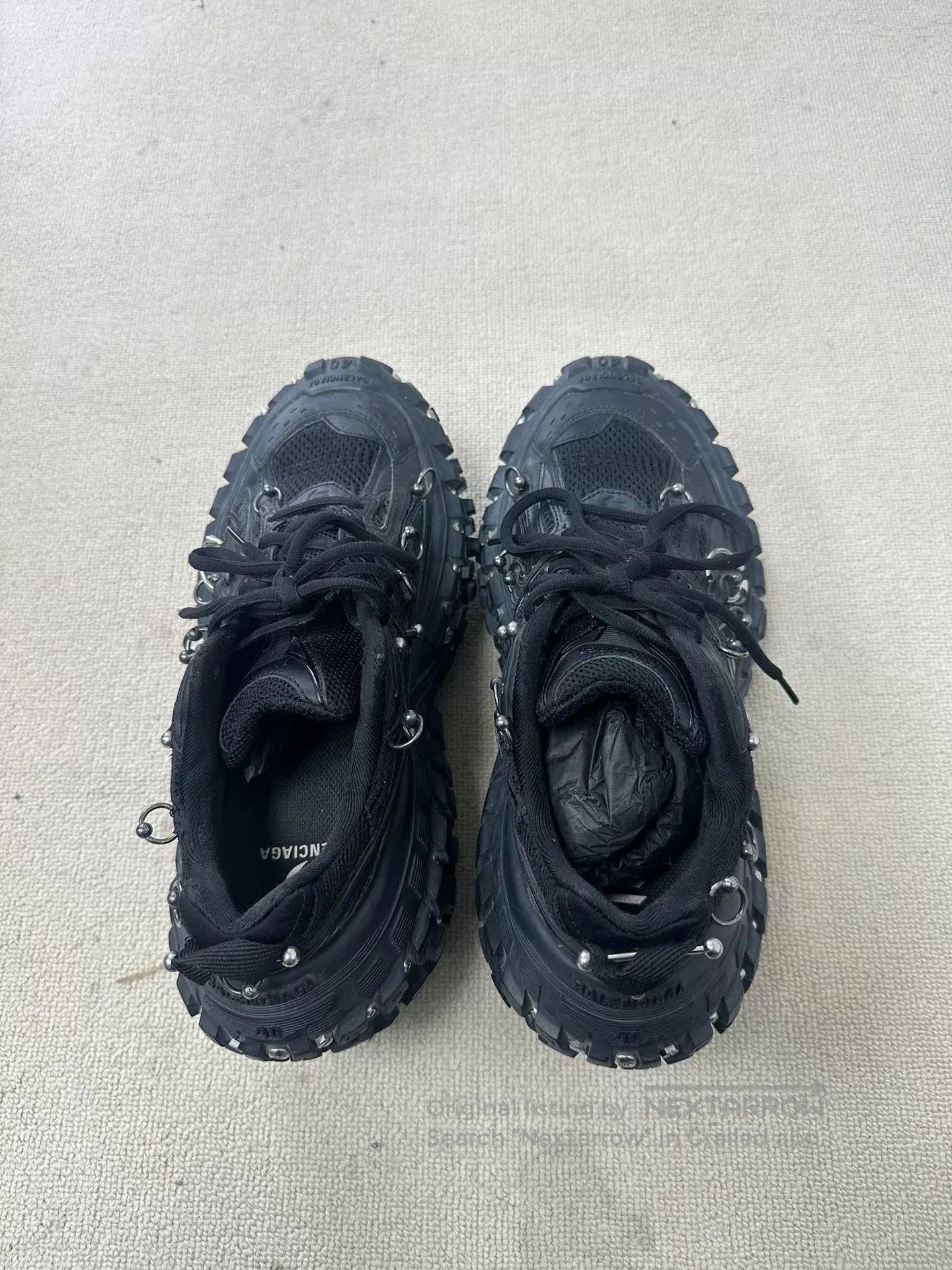 Balenciaga Balenciaga Bouncer Round-Toe Lace-Up Dad Shoes. Size US 7 / EU 40 - 2 Thumbnail