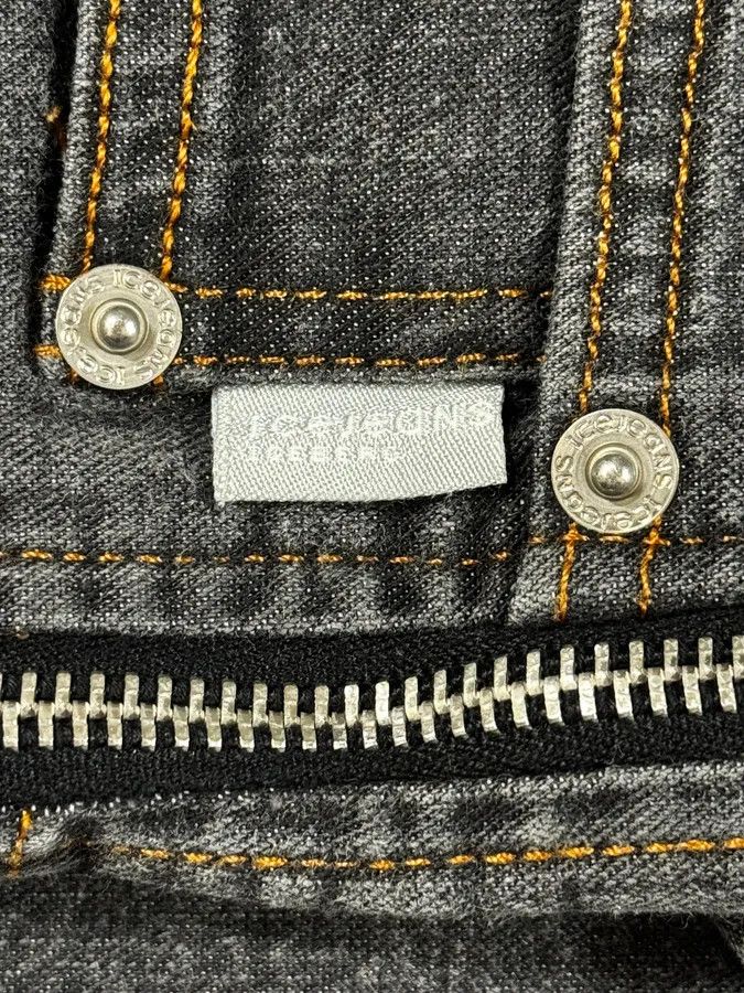 Iceberg 2000s Iceberg Full Zip Grey Denim Jeans Size US 31 - 6 Thumbnail