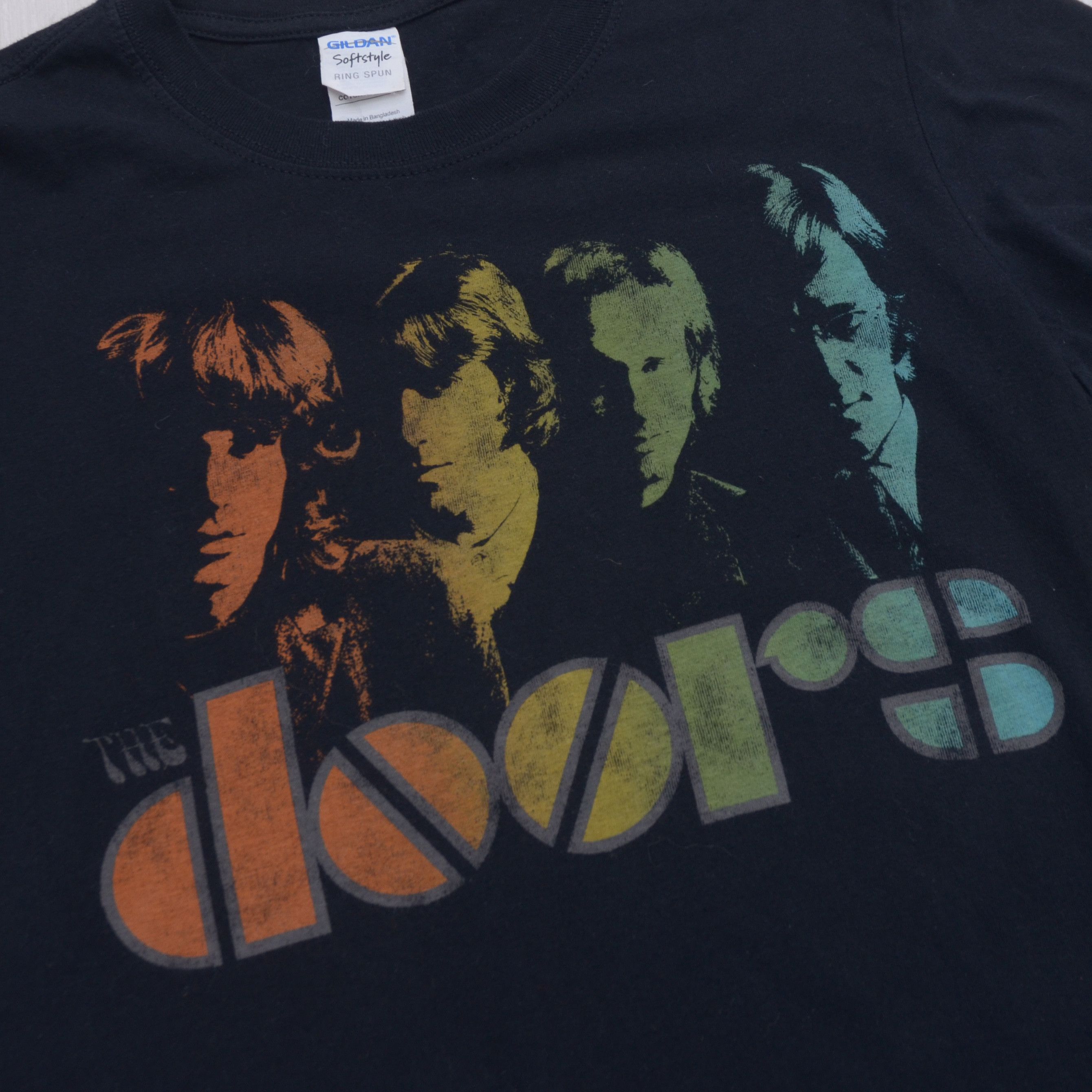 Band Tees The DOORS Merch Rock T-shirt Jersey Black Size S Unisex Size US S / EU 44-46 / 1 - 4 Thumbnail