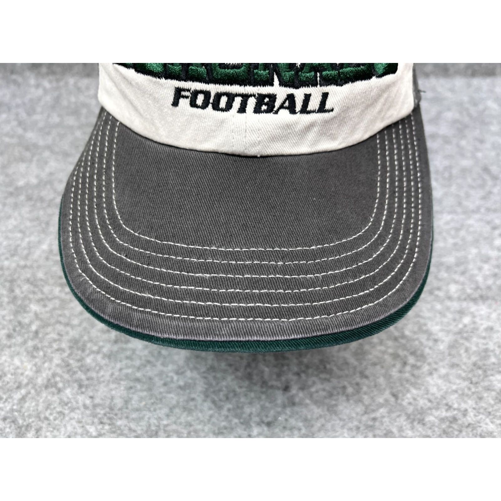 Vintage Richardson Football Cap Adjustable Adult Large Gray Lightweight Sports Hat Mens Size ONE SIZE - 3 Thumbnail