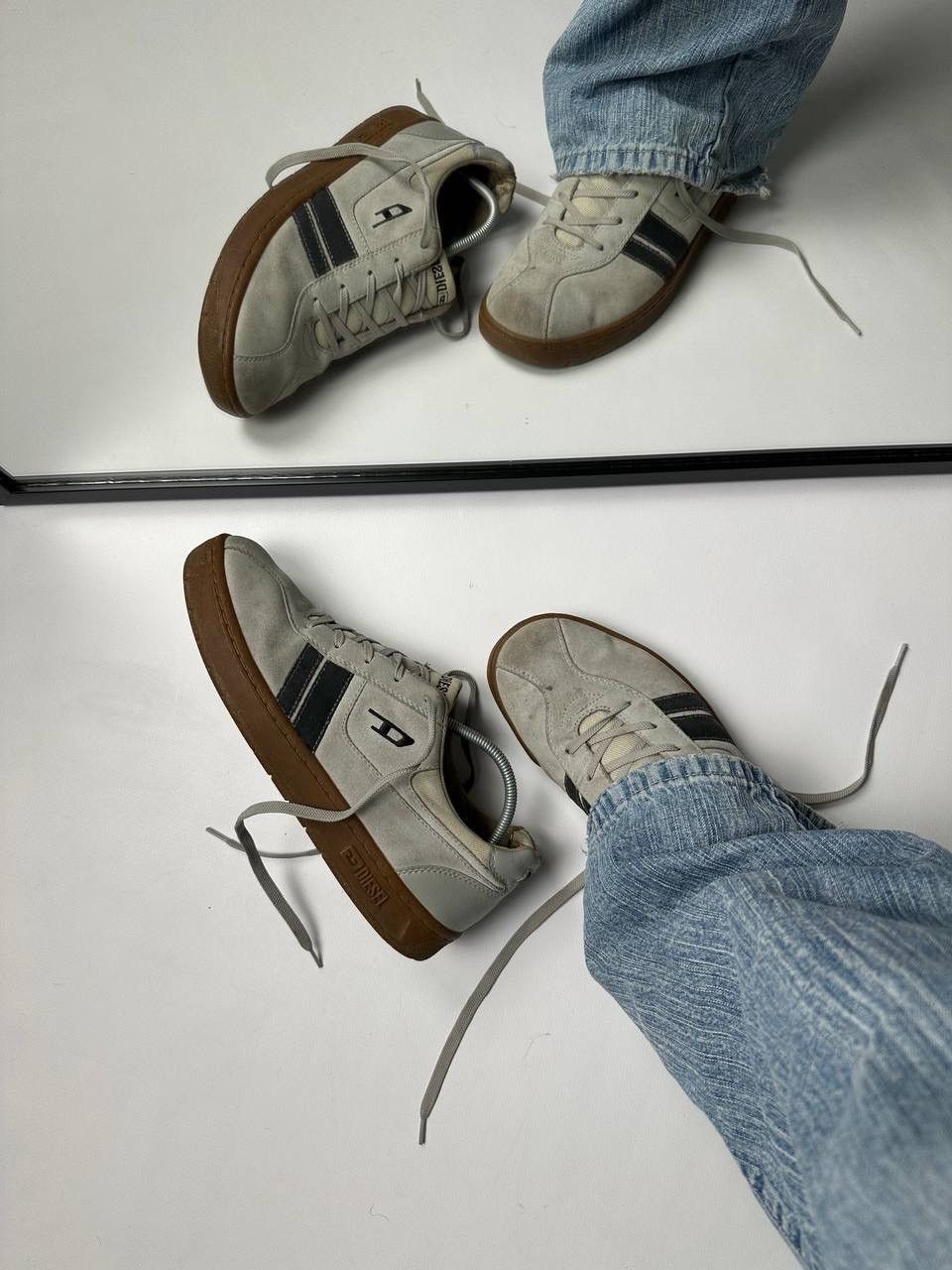 Diesel 🔥Vintage Diesel Y2K Style USA Logo Streetwear Rare Shoes Size US 9 / EU 42 - 2 Thumbnail