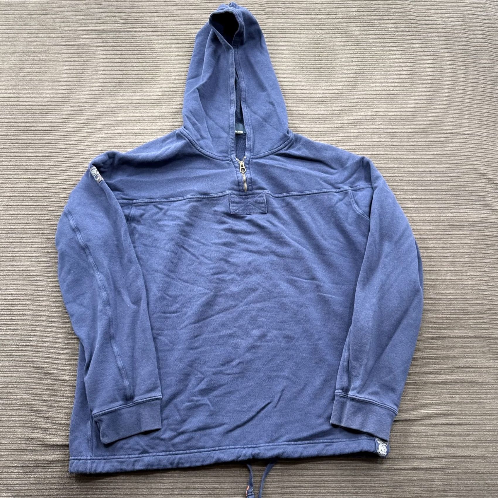 Polo Ralph Lauren Polo Ralph Lauren Pullover Hoodie Mens Large Blue PRL Project Survival Outdoors Hoodie Zip Pockets Embroidered Patch Nautical Exterior Knit Size US L / EU 52-54 / 3 - 2 Thumbnail