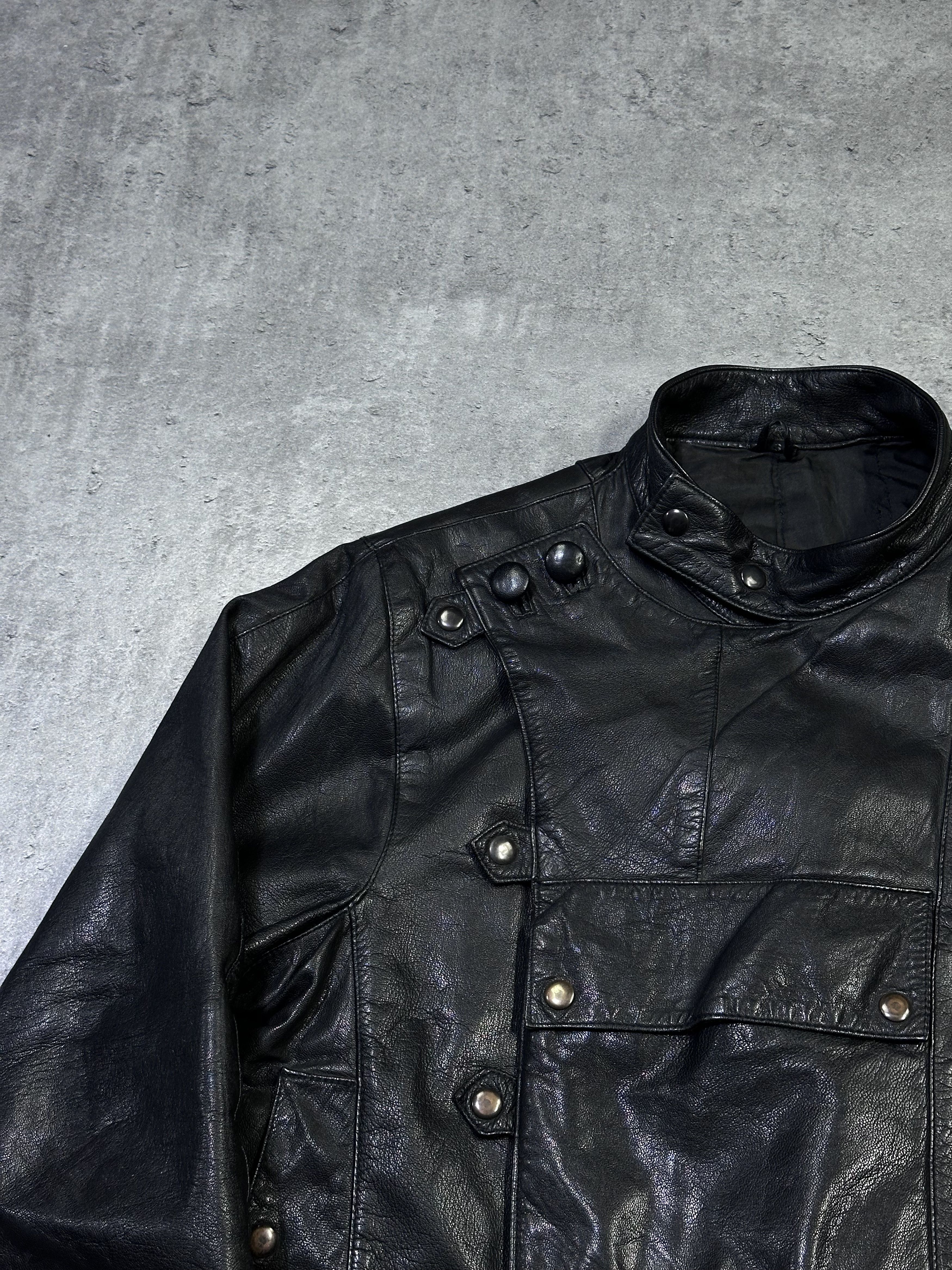 Vintage Vintage 60s/70s swedish leather ramones jacket black Size US L / EU 52-54 / 3 - 2 Thumbnail