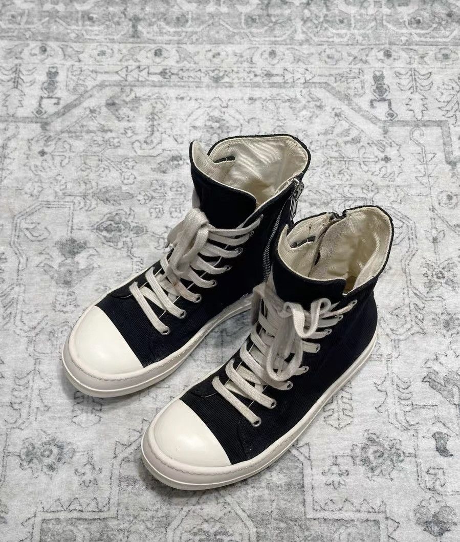 Rick Owens Drkshdw Rick Owens DRKSHDW Canvas High-Top Size US 6.5 / IT 36.5 - 2 Thumbnail