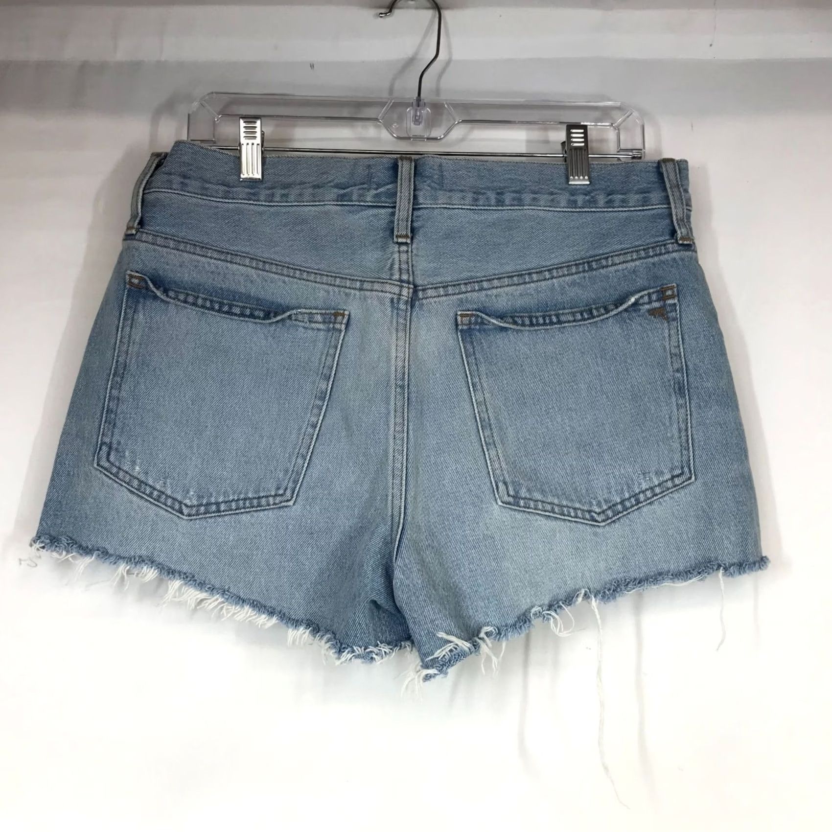 Madewell MADEWELL Womens 28 Blue Denim Cut-Off Jean Shorts Size 28" / US 6 / IT 42 - 3 Thumbnail
