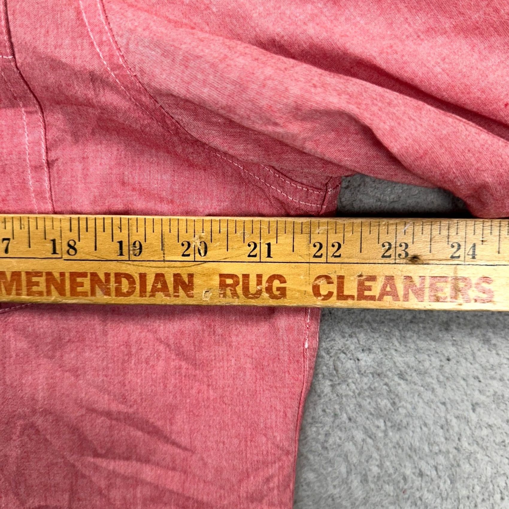 Vintage VINTAGE Calvin Klein Jeans Shirt Mens Button Up Large Saltwater Red Long Sleeve Casual Size US L / EU 52-54 / 3 - 6 Thumbnail