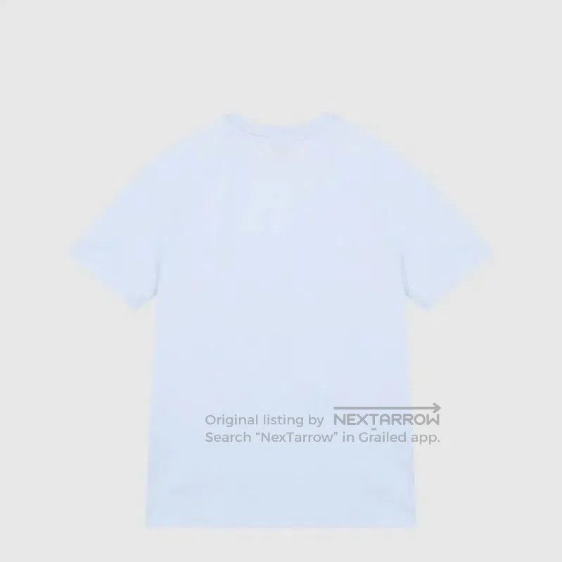 Burberry Burberry Blue Cotton Logo Short Sleeve Tee. Size L / US 10 / IT 46 - 2 Thumbnail