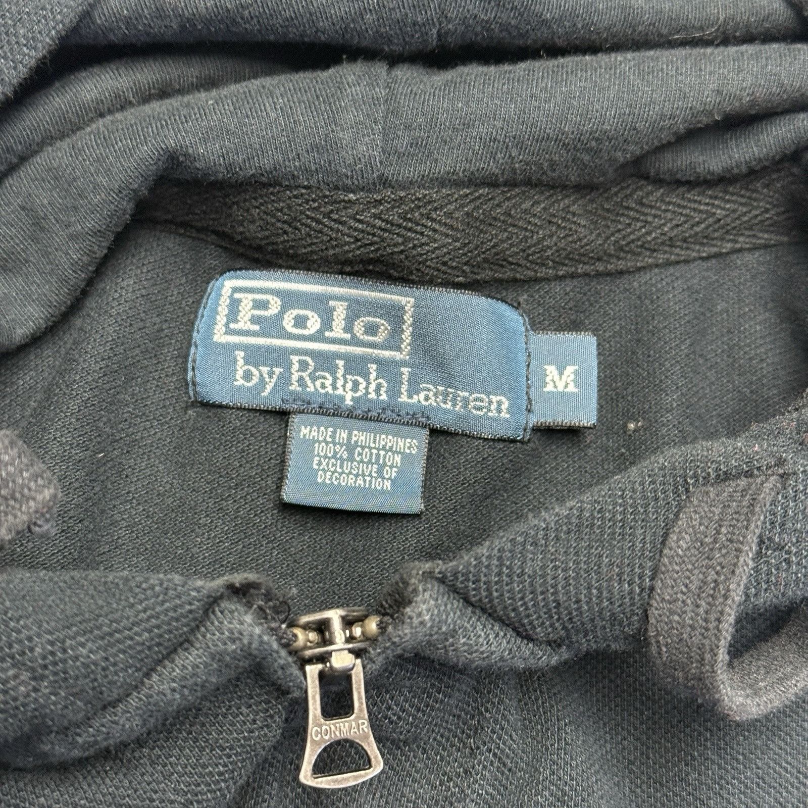 Polo Ralph Lauren Polo Ralph Lauren Hoodie Sweatshirt Mens Medium Black Yellow Size US M / EU 48-50 / 2 - 8 Thumbnail