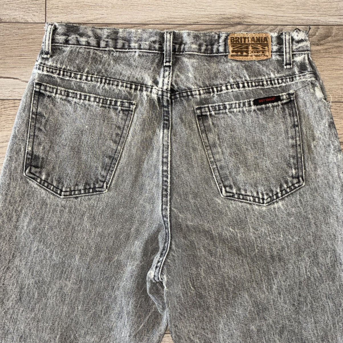 Other 80s 90s Brittania grey acid wash jeans Size US 30 / EU 46 - 2 Thumbnail