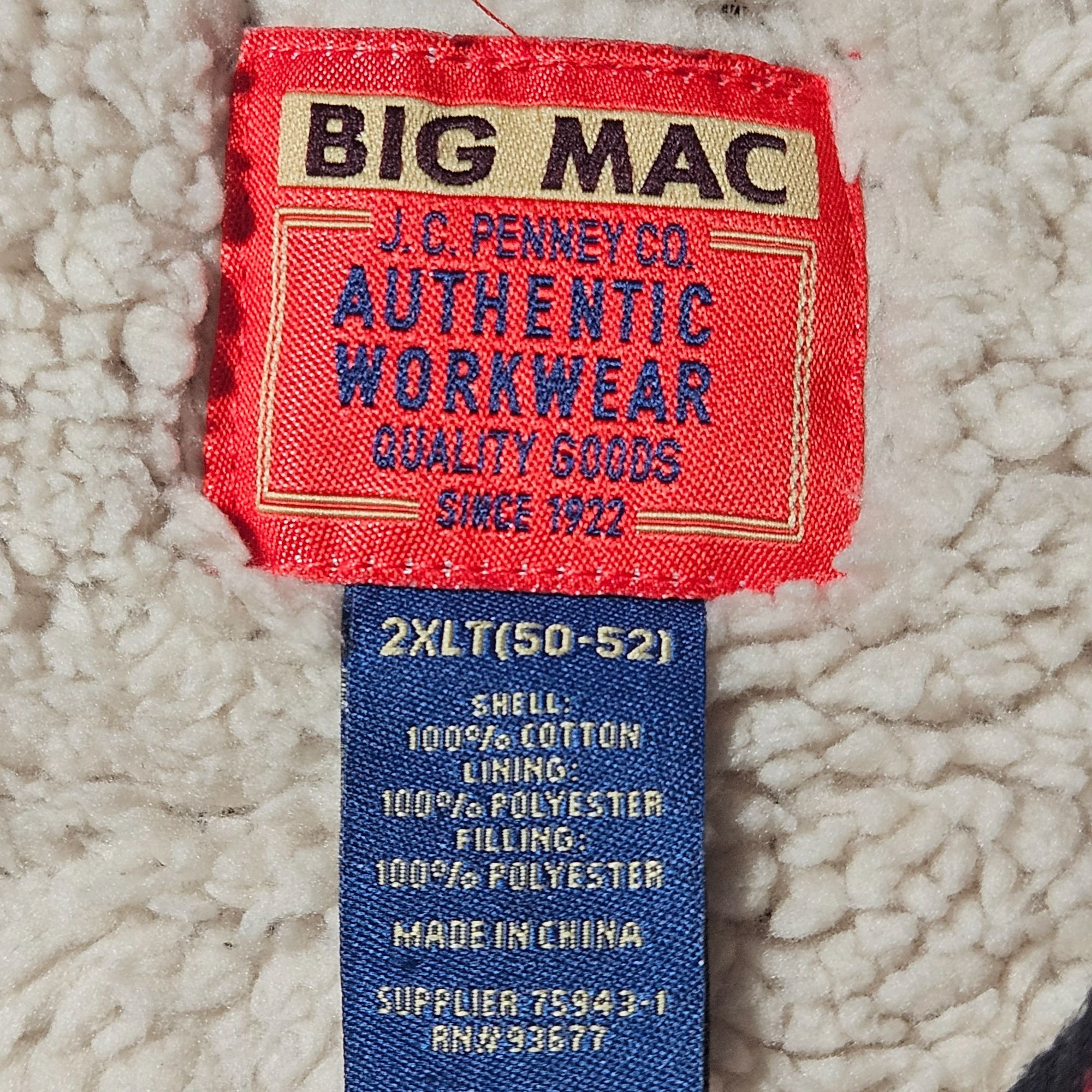 Big Mac Big Mac Men Sherpa-Lined 2XLT Flannel Jacket Red/Black VTG A Size US XXL / EU 58 / 5 - 4 Thumbnail