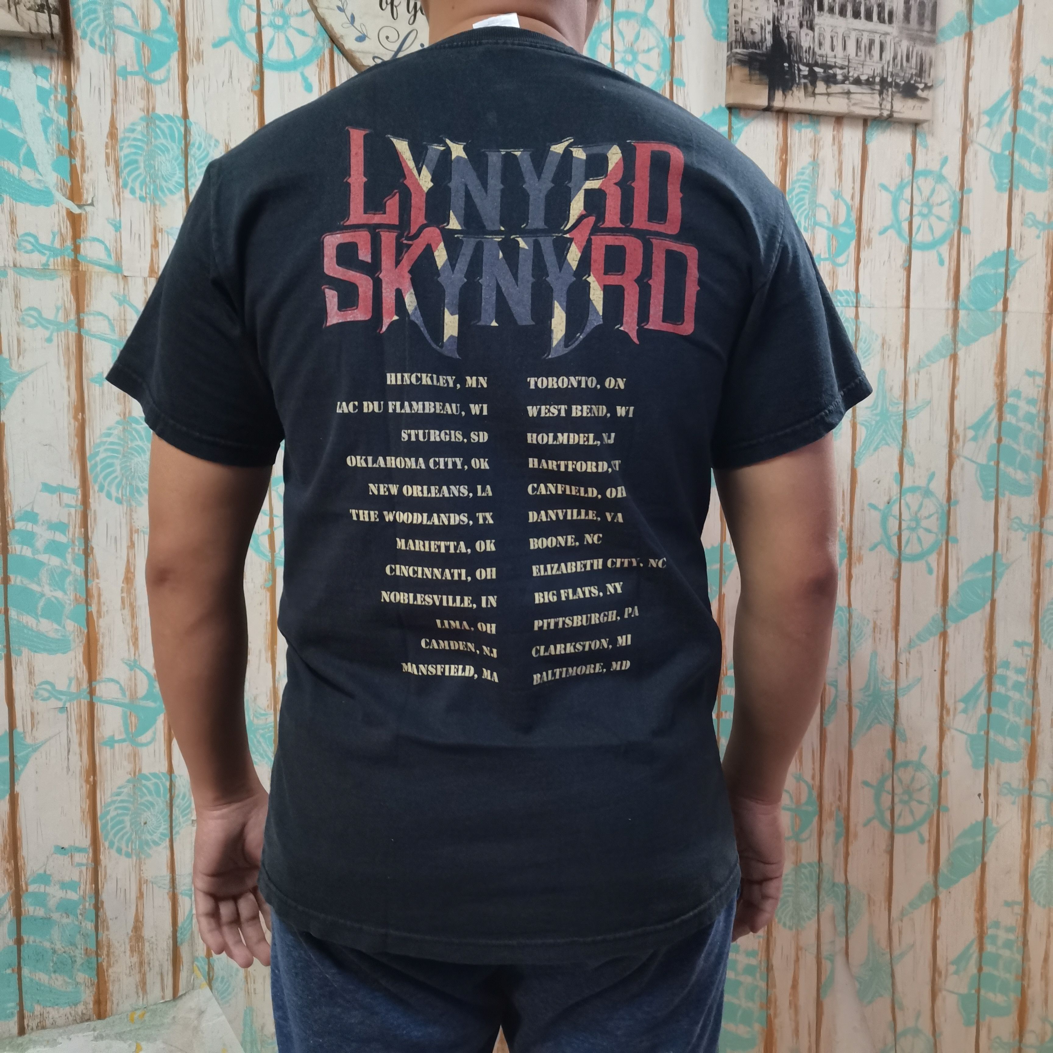 Band Tees × Vintage Crazy Vintage Y2k LYNYRD SKYNYRD Tour Tee 2008 Size US M / EU 48-50 / 2 - 2 Thumbnail