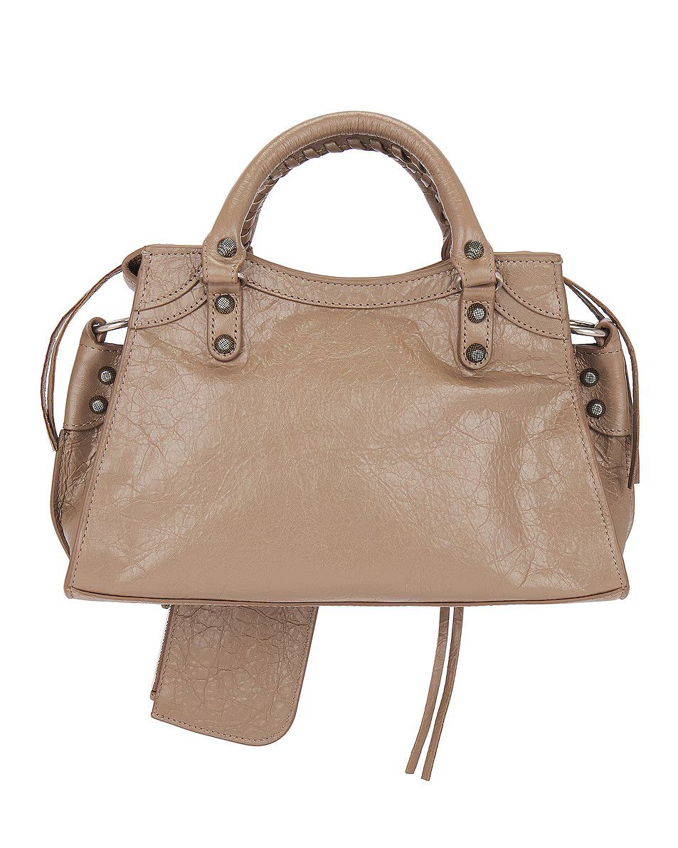 Balenciaga o1srvl11e1124 Size: OS / Neo Cagole XS Handbag in Brown Size ONE SIZE - 4 Thumbnail
