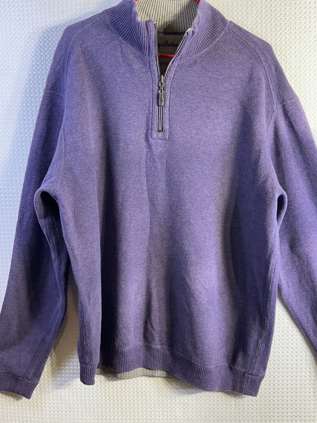 Tommy Bahama Tommy Bahama Reversible Quarter Zip Pullover Sweater Size US XL / EU 56 / 4 - 2 Thumbnail