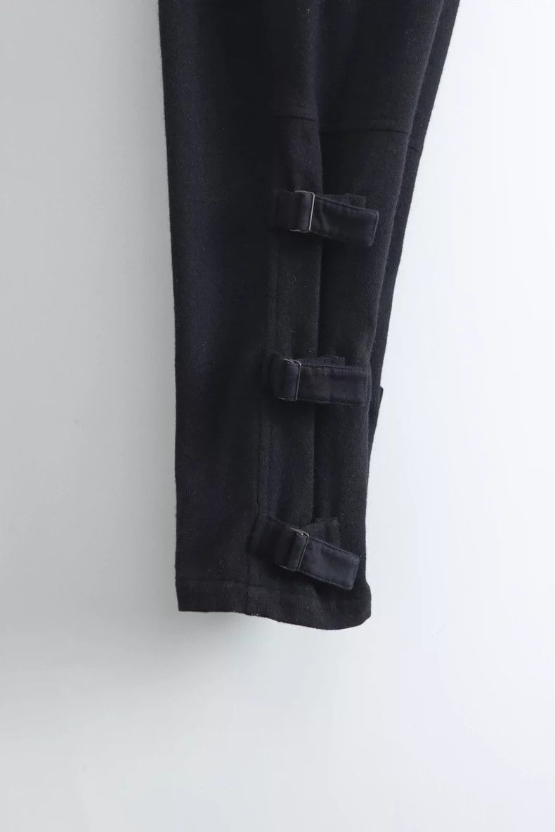 Yohji Yamamoto Yohji Yamamoto size 1 Black Wool Tapered Breeches pants 250 Size US 30 / EU 46 - 5 Thumbnail