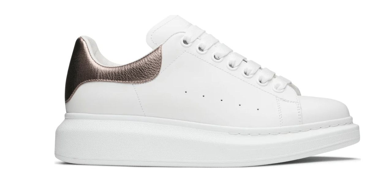 Alexander mcqueen oversized sneaker gold shop