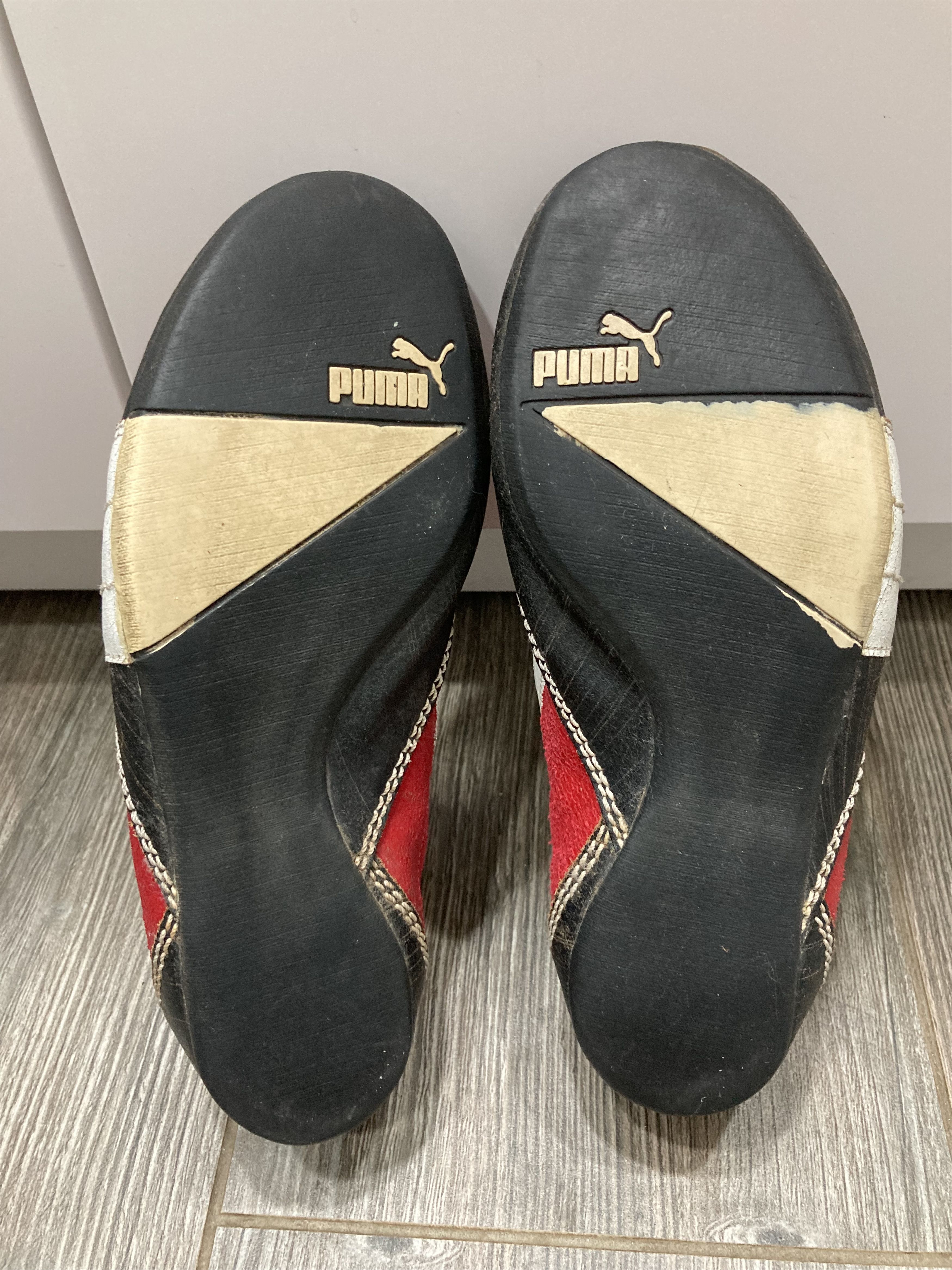 Puma Vintage 00s Puma Speedcat Distressed Leather Y2K Sneakers Size US 7.5 / EU 40-41 - 11 Thumbnail