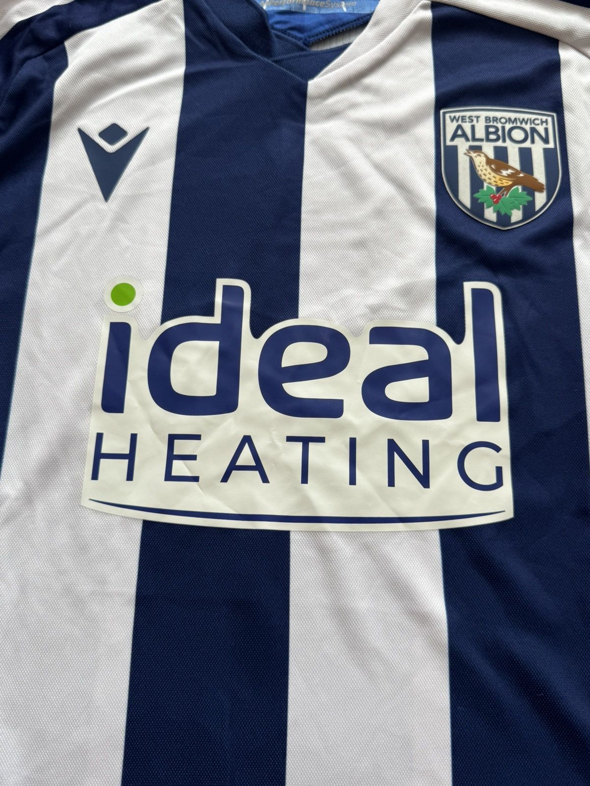 Macron 🔥MACRON WEST BROMWICH 2025-26 HOME SOCCER JERSEY SHIRT Size US M / EU 48-50 / 2 - 4 Thumbnail
