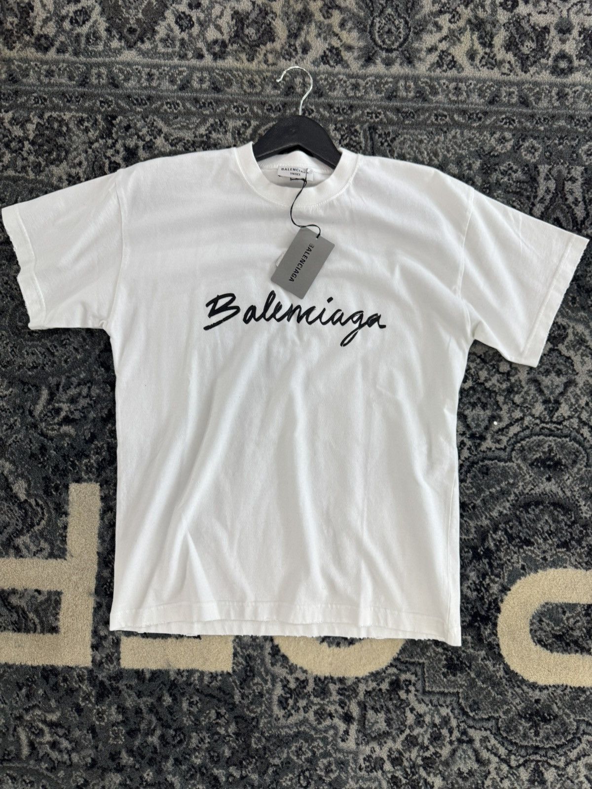 Balenciaga Belenciaga script logo short sleeve tee shirt Size US XS / EU 42 / 0 - 1 Thumbnail