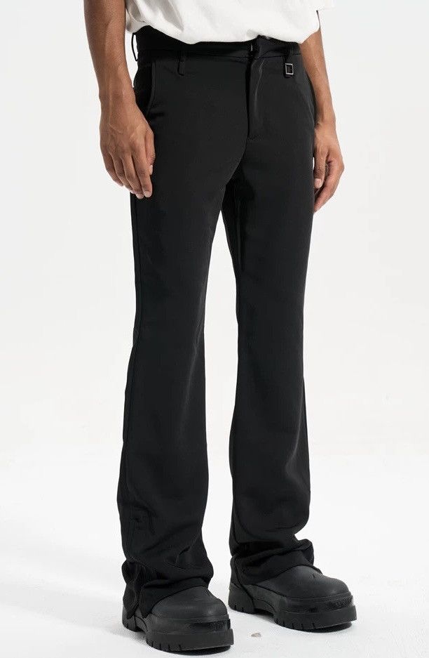 image of Jean Outdoor Retro Yuppie Cleanfit Flared Pants in Black, Men's (Size 30)