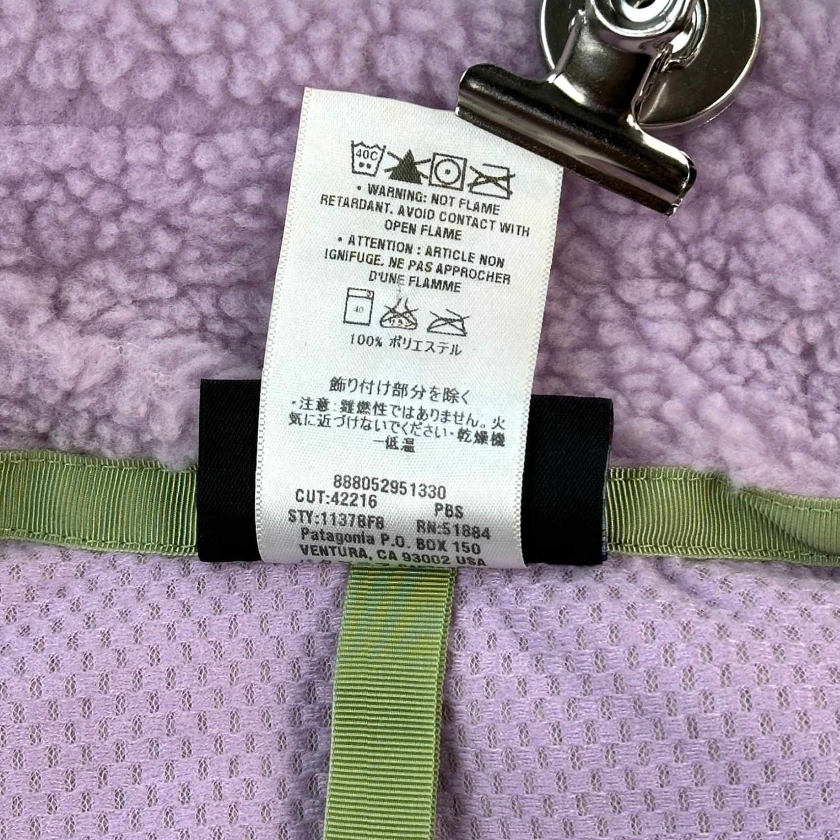 Patagonia VINTAGE Patagonia Synchilla Retro-X Vest Women’s M Pale Lavender Y2K Size M / US 6-8 / IT 42-44 - 5 Thumbnail