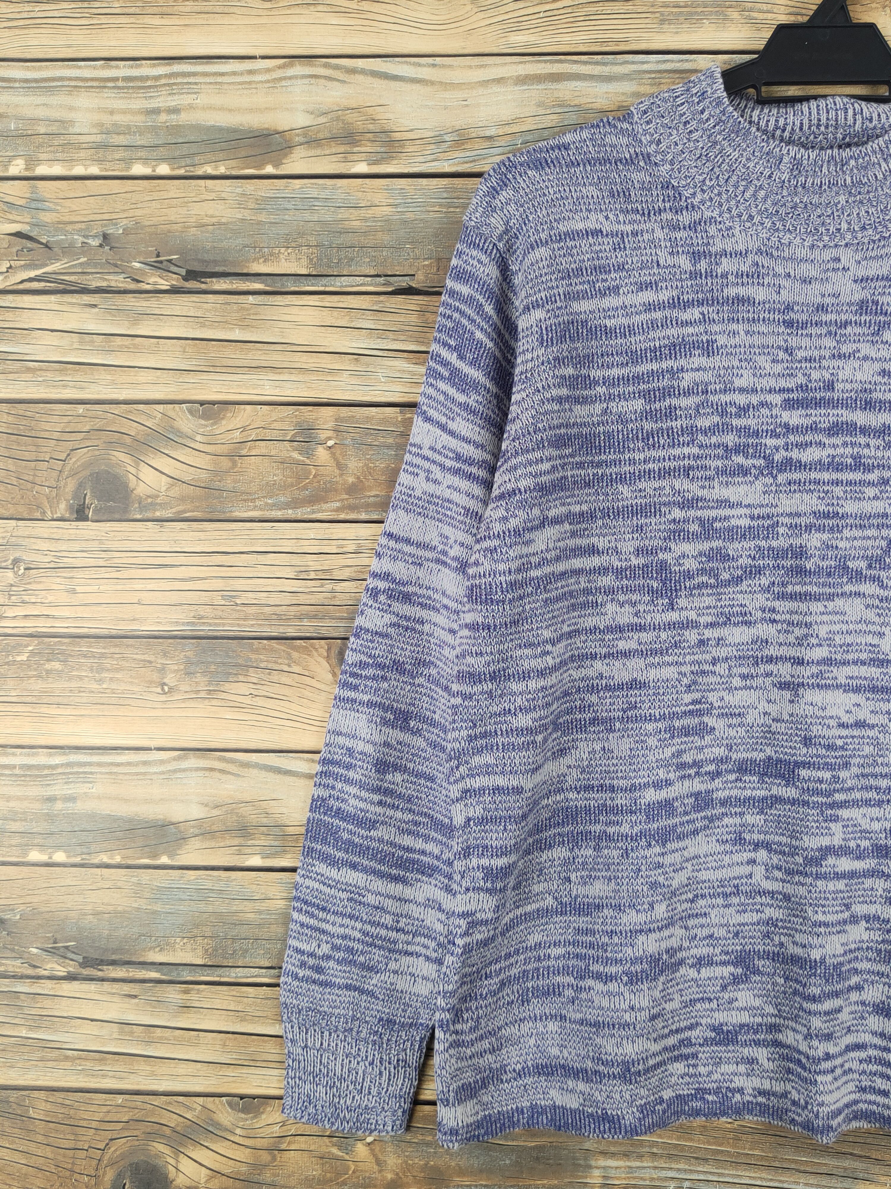 Japanese Brand Ventviolet Blue Gray Knitwear Sweatshirts #W1095 Size US M / EU 48-50 / 2 - 3 Thumbnail