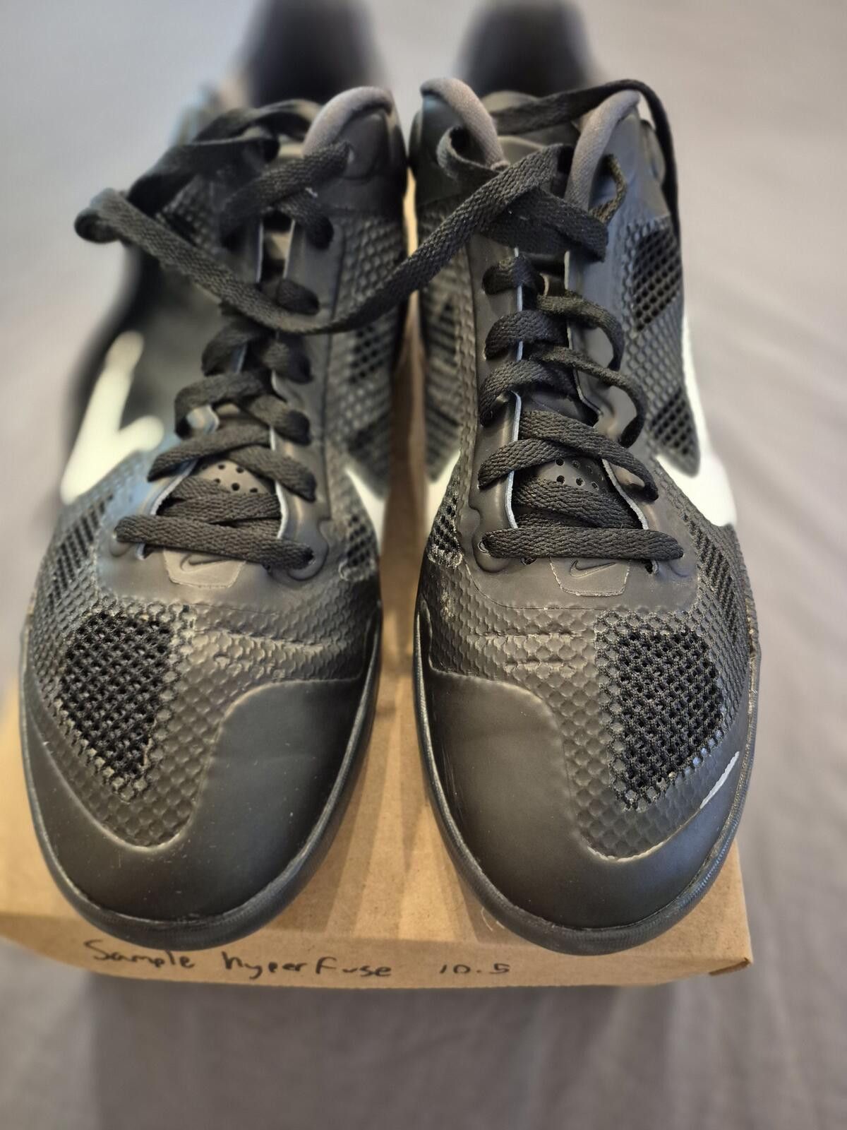 Nike Nike Zoom Hyperfuse 10.5 SAMPLE Promo Pair Black Rare! Size US 10.5 / EU 43-44 - 1 Thumbnail