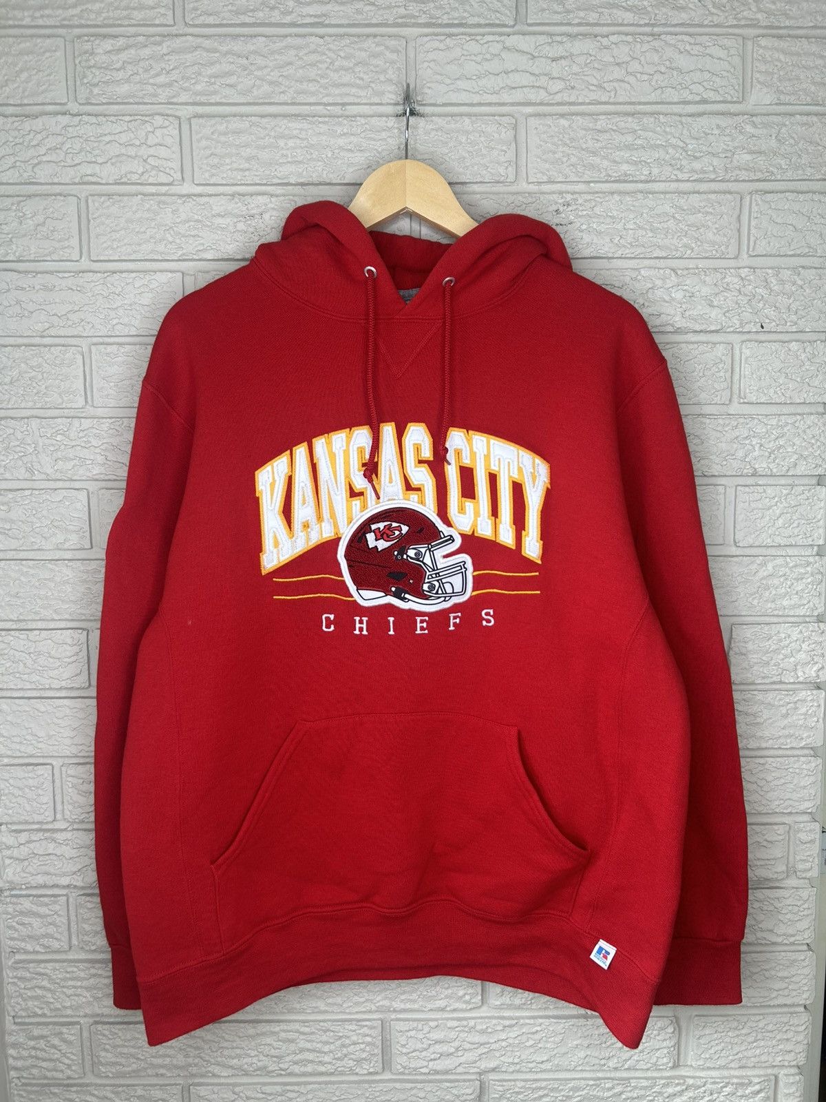 Russell Athletic Vintage Russell Athletic Kansas City Cheifs Hoodie Size US L / EU 52-54 / 3 - 1 Thumbnail