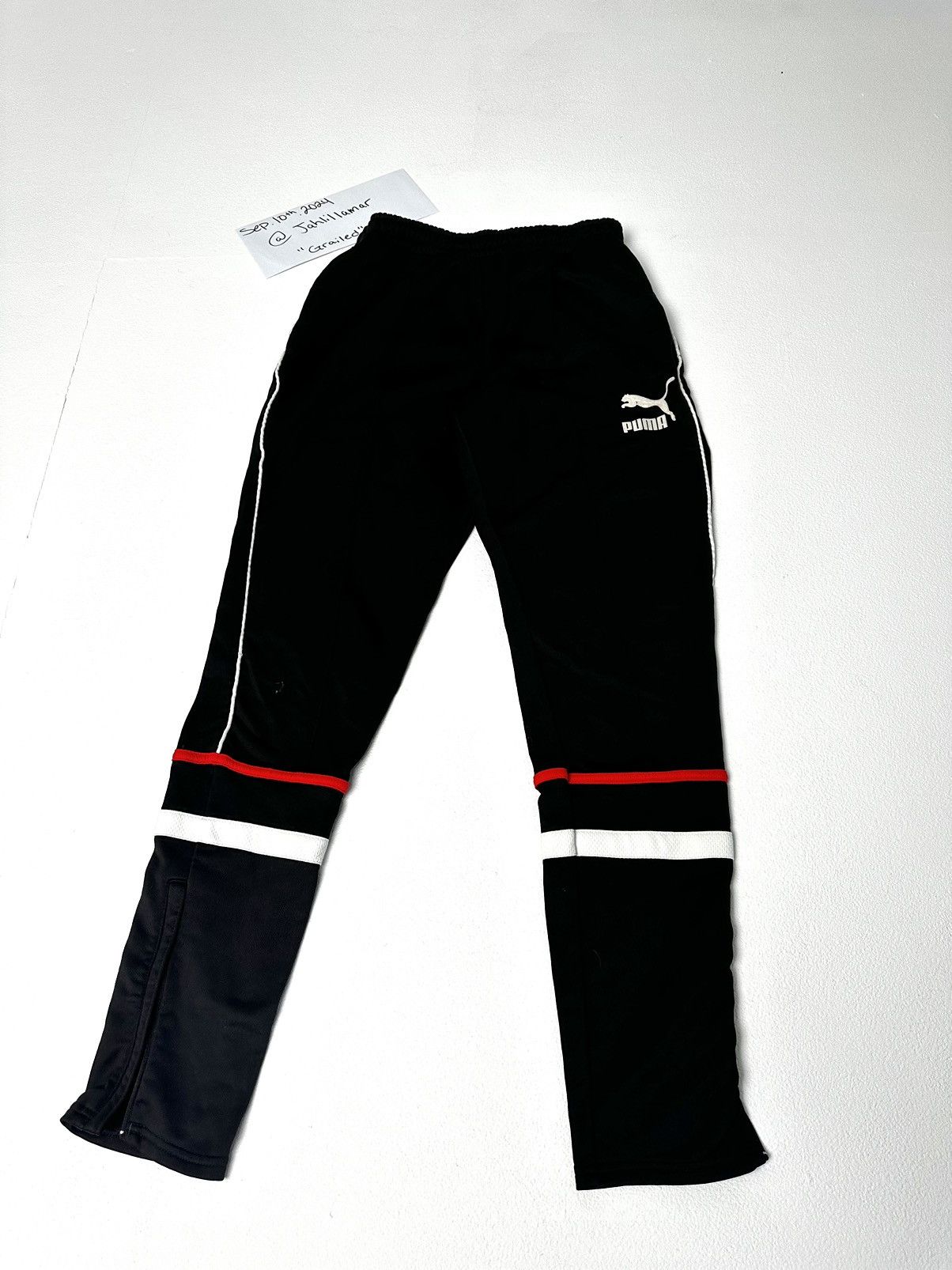 Puma Black Puma Track Pants Size US 32 / EU 48 - 3 Thumbnail