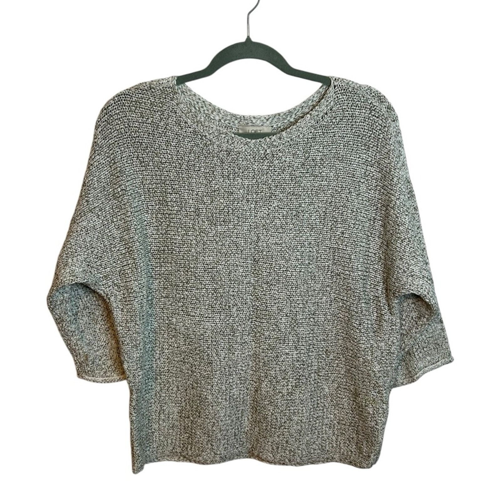 Loft Loft Green Marled Dolman Sweater Size S / US 4 / IT 40 - 1 Thumbnail