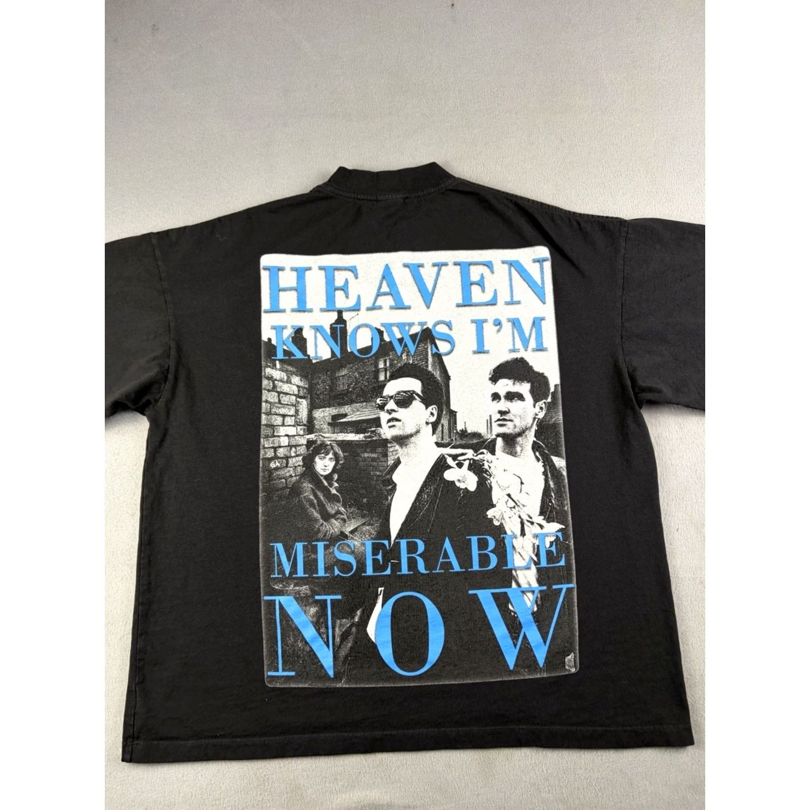 Vintage The Smiths Band T Shirt Men L Black Rock Graphic Print Vintage? No (remove question) Size US L / EU 52-54 / 3 - 5 Thumbnail