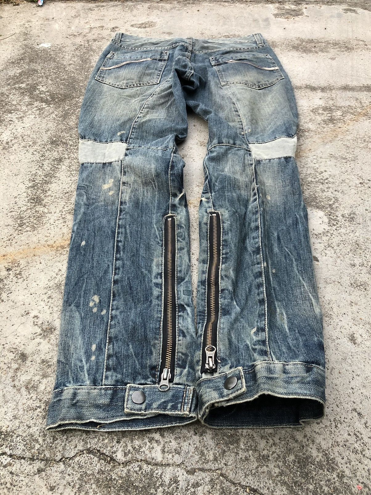 PPFM VINTAGE ZIPPER PUNK STYLE PPFM DENIM Size US 31 - 5 Thumbnail
