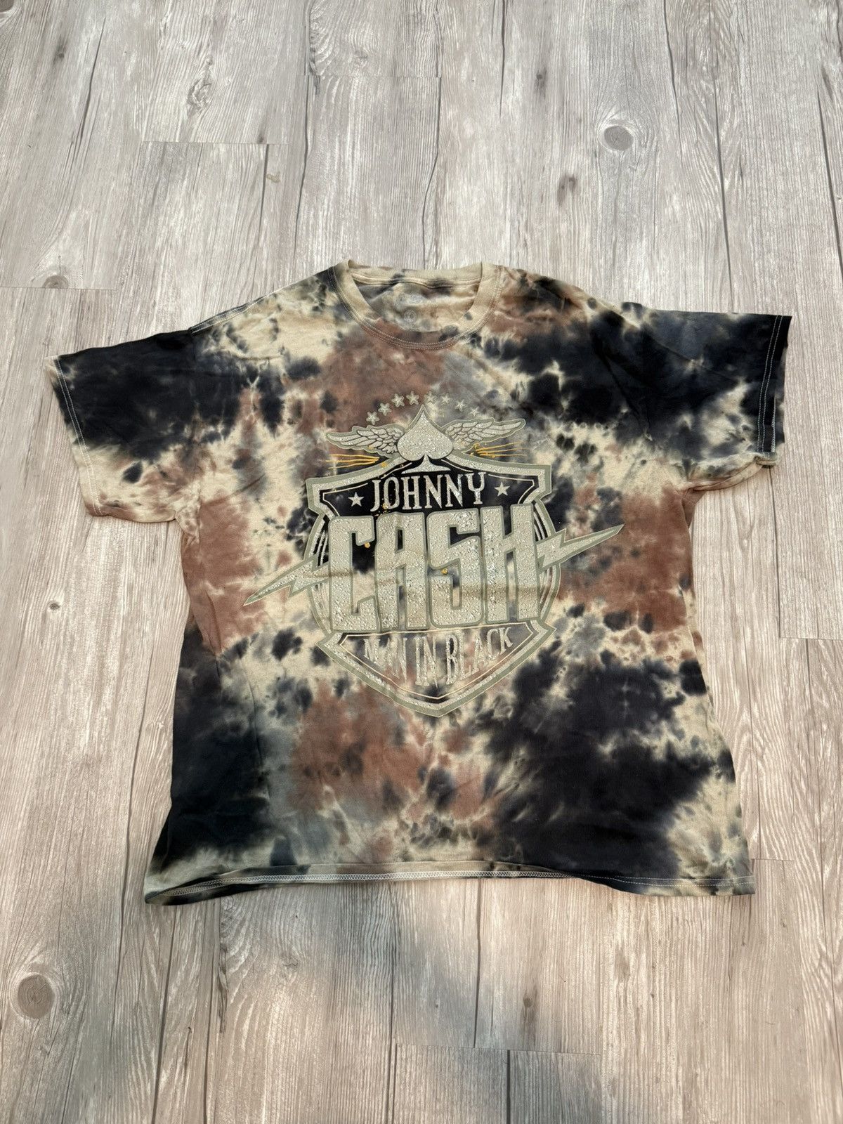 Johnny Cash Tie Dye Shirt