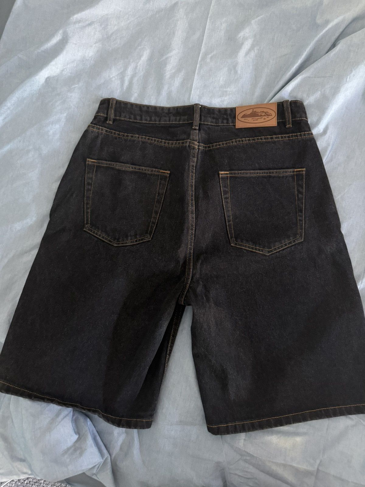 Corteiz Corteiz Alcatraz Denim Shorts Size US 34 / EU 50 - 2 Thumbnail