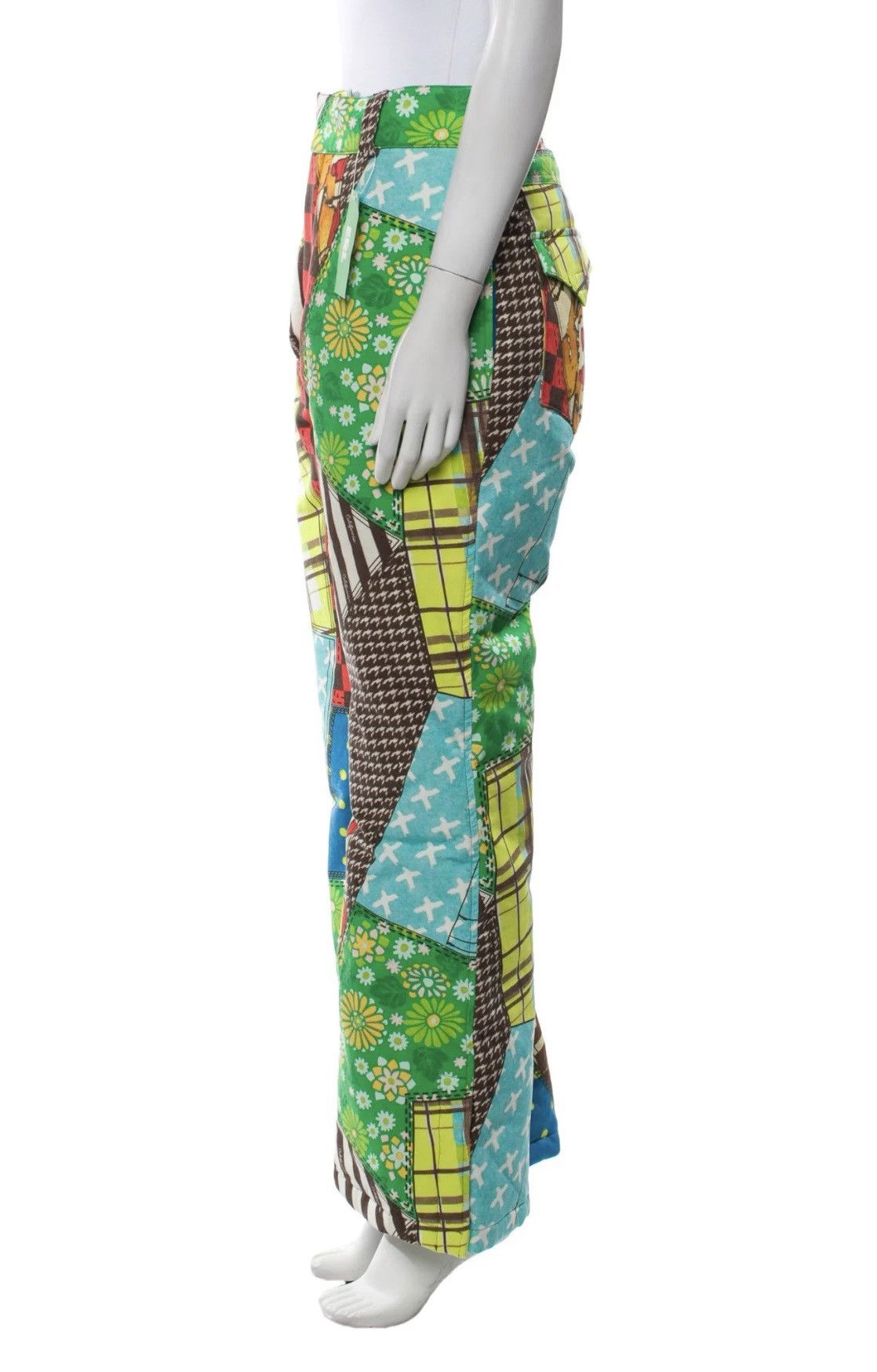 ERL ERL Multicolor Cowboy Patchwork Down Trousers Size US 32 / EU 48 - 2 Thumbnail