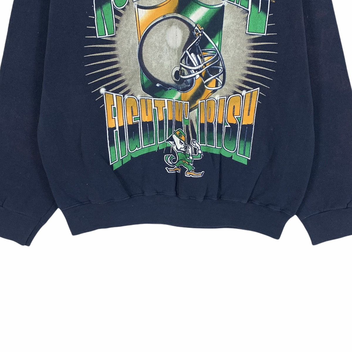 Tultex × Vintage Vintage Distressed 90s Tultex Notre Dame Fighting Irish Size US L / EU 52-54 / 3 - 5 Thumbnail