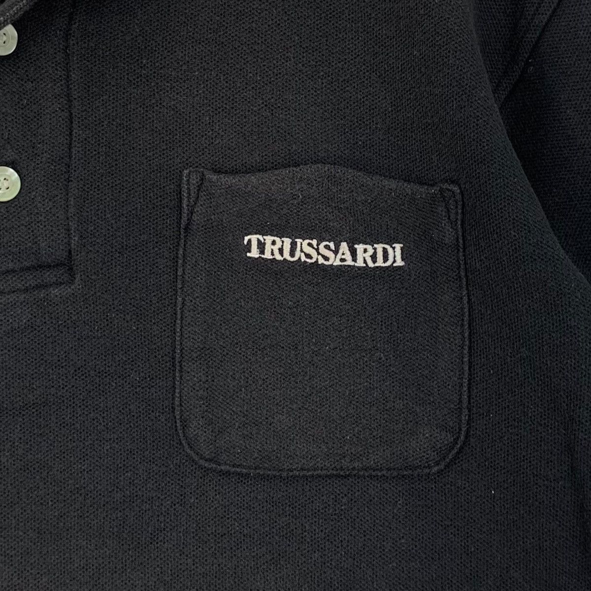 Other Vintage TRUSSARDI MAGLIE ITALY Pocket Polo Tee Shirt Size M / US 6-8 / IT 42-44 - 3 Thumbnail