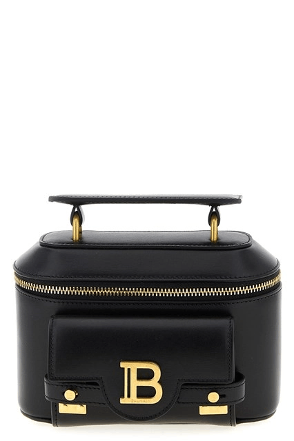 Balmain BALMAIN B-buzz Black Leather Top Handle Bag New Size ONE SIZE - 1 Thumbnail
