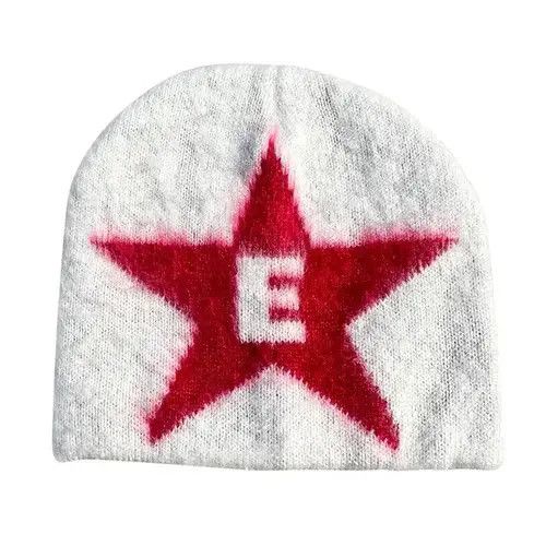 Other Y2K Hat Star Jacquard Knitted Hat Size ONE SIZE - 1 Thumbnail