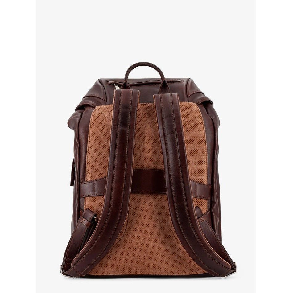 Brunello Cucinelli BRUNELLO CUCINELLI $5950 Rust Brown Backpack New & Authentic Size ONE SIZE - 2 Thumbnail