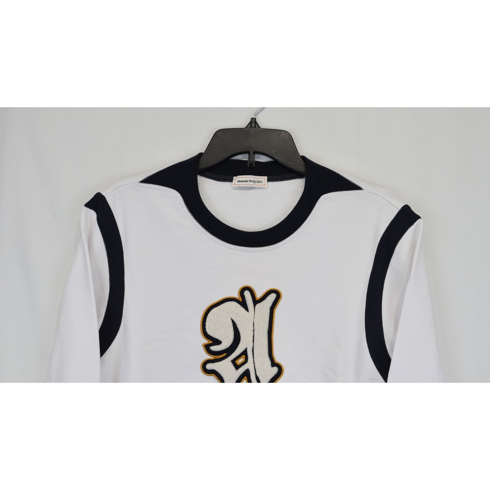 Alexander McQueen o1rshd1 ***Defective / Sweatshirt in White/Black Size US M / EU 48-50 / 2 - 5 Thumbnail
