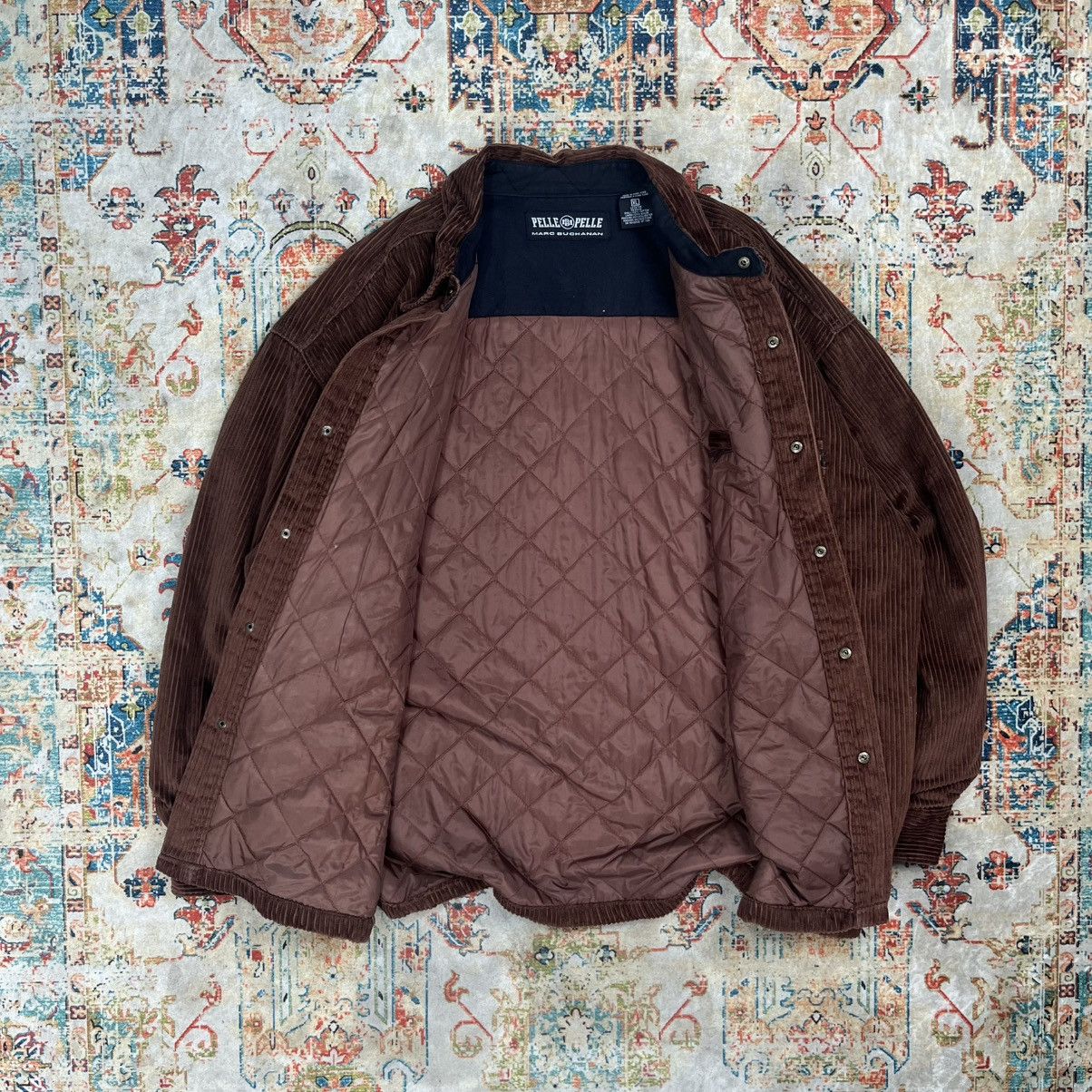 Pelle Pelle Vintage Pelle Pelle marc buchanan Corduroy quilted jacket Size US XL / EU 56 / 4 - 3 Thumbnail