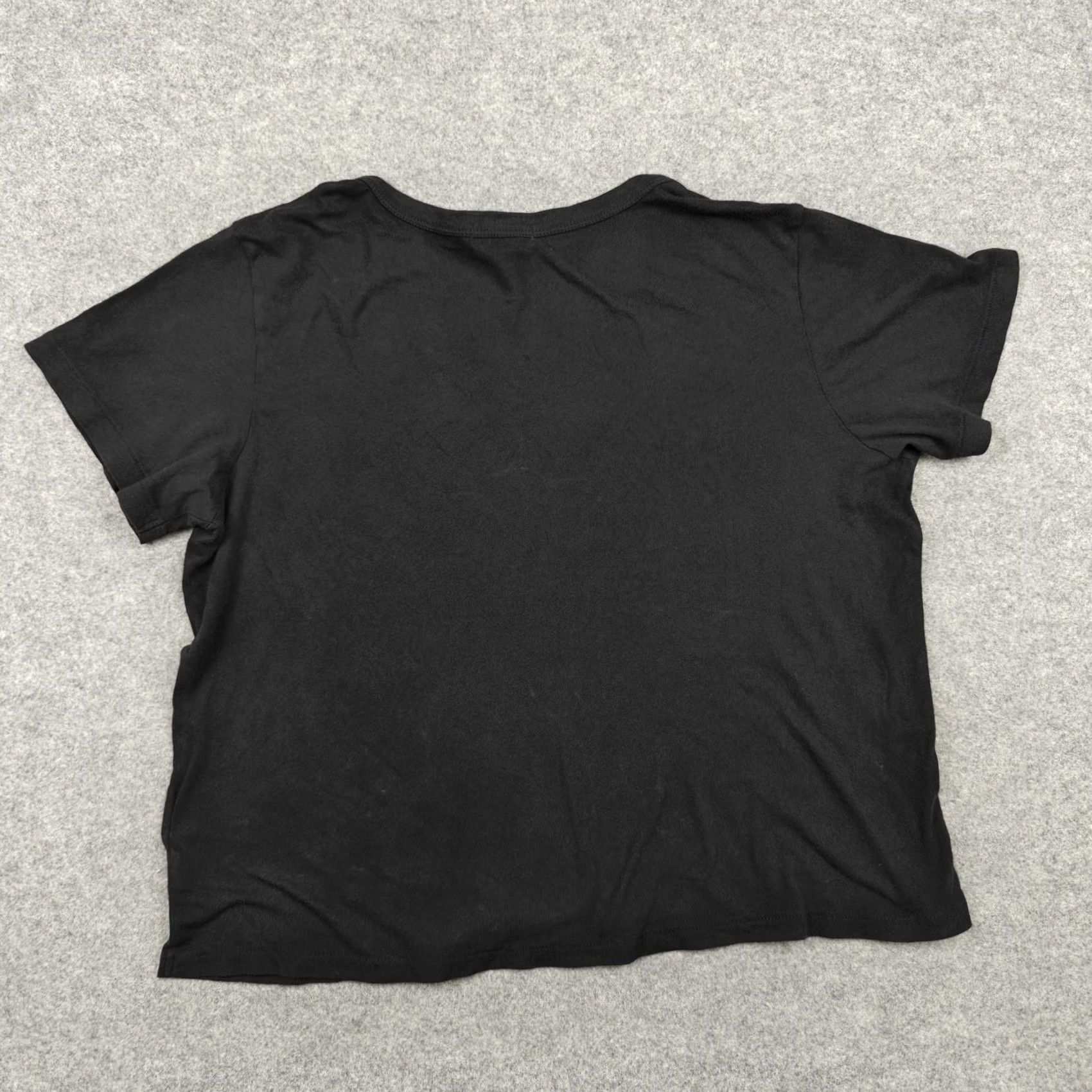 Outerknown Outerknown Shirt Womens Small Black Sunny Scoop Neck Short Sleeve T-Shirt New Size S / US 4 / IT 40 - 6 Thumbnail