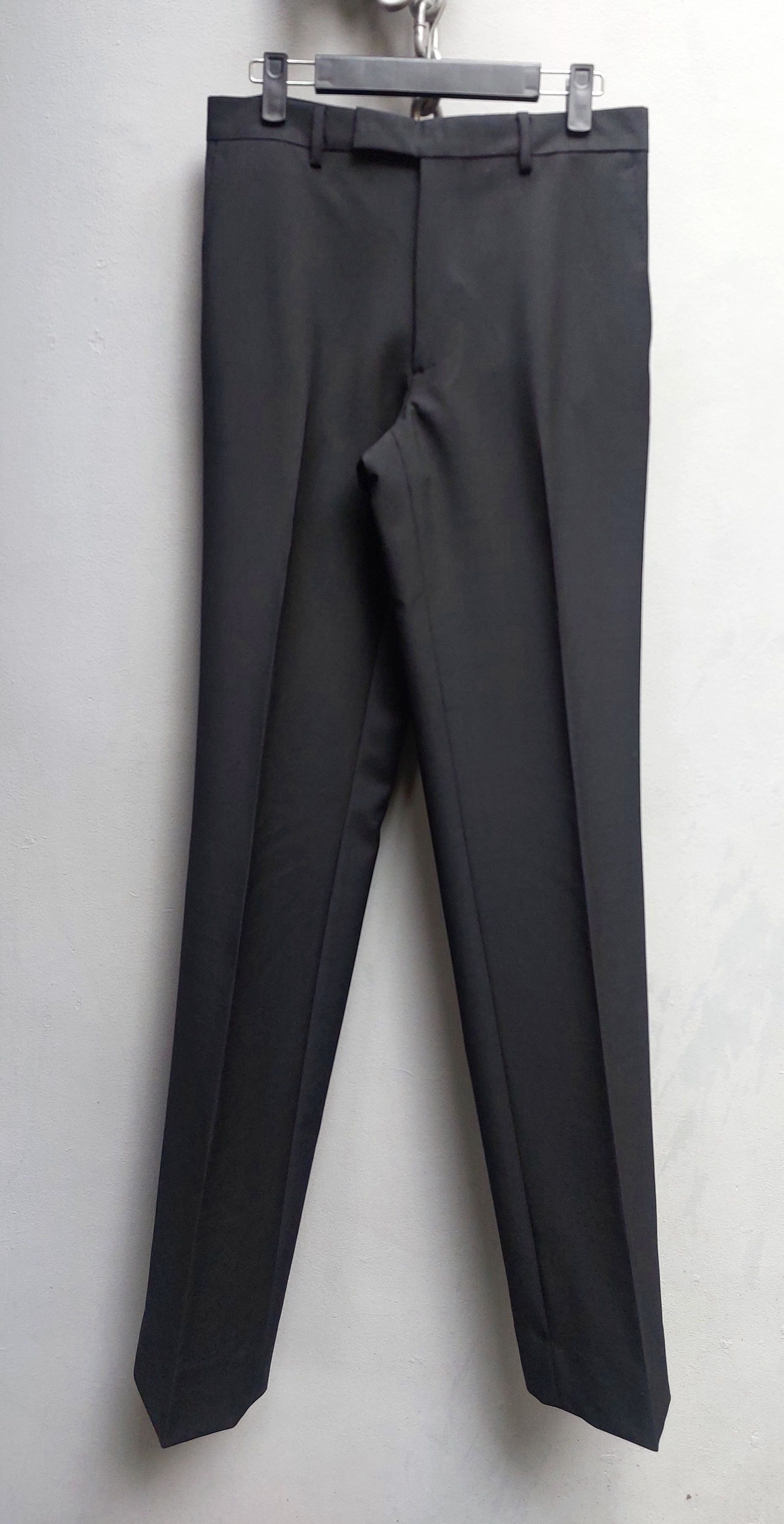 Raf Simons Raf Simons Flat Front Tailored Wool Trouser Size US 44 / EU 60 - 3 Thumbnail