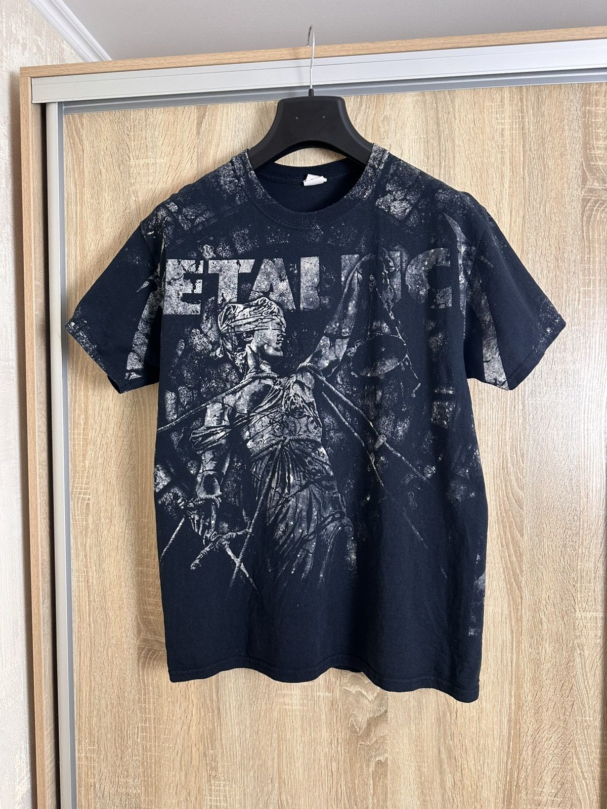 Band Tees 🔥 Rare Vintage Metallica And Justice For All Graphic T-shirt Size US L / EU 52-54 / 3 - 1 Thumbnail