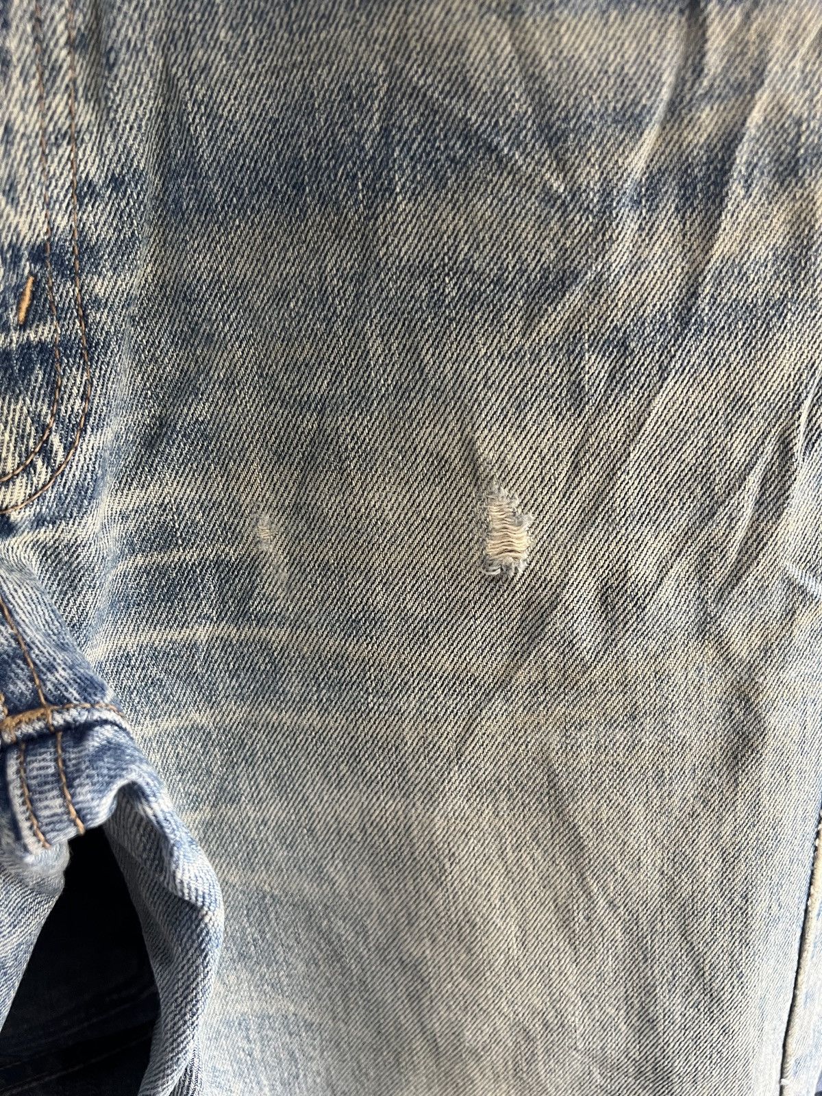 Big John 🔥Vintage Big John Distressed Denim Size US 28 / EU 44 - 8 Thumbnail