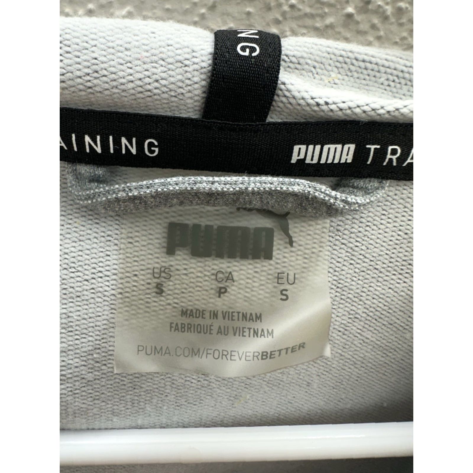 Puma Puma Womens Jacket Zip Up Hooded Sweatshirt Gray Size S Training Hooded Outdoor Classic Size S / US 4 / IT 40 - 3 Thumbnail