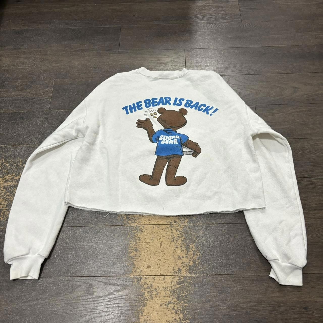 Designer Vintage Sugar Bear The Bear is Back Cropped Crewneck 90s Size M / US 6-8 / IT 42-44 - 4 Thumbnail