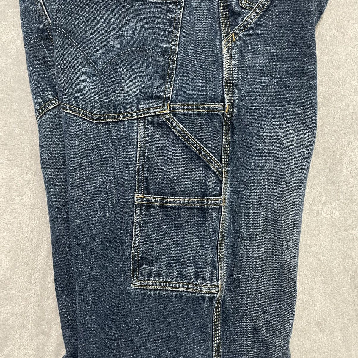 Levi's Vintage Clothing Vintage Levis Carpenter Jeans 38x32 Blue Y2K Baggy Fit Size US 38 / EU 54 - 14 Thumbnail
