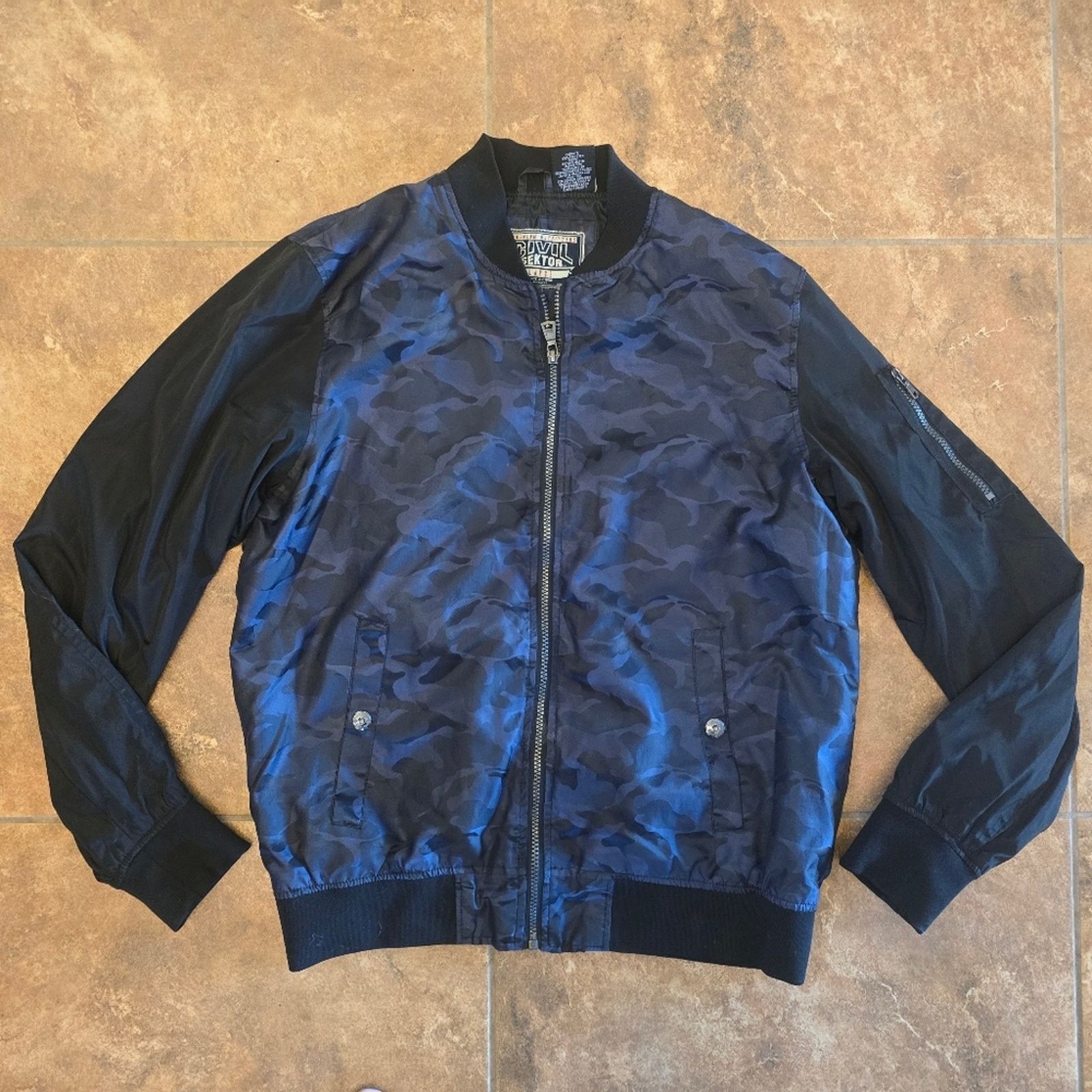 Other Navy Camo Black Detailed | CIVIL SEKTOR | Lightweight Zip Up Size US L / EU 52-54 / 3 - 1 Thumbnail
